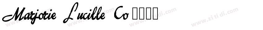 Marjorie Lucille Co字体转换